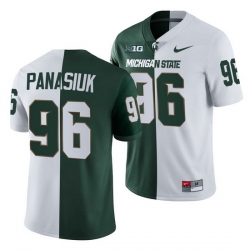 Michigan State Spartans Jacub Panasiuk Michigan State Spartans Split Edition 2021 22 Jersey