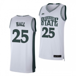 Michigan State Spartans Malik Hall White Retro Limited Men'S Jersey