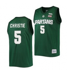 Michigan State Spartans Max Christie Green Alumni Commemorative Classic Jersey