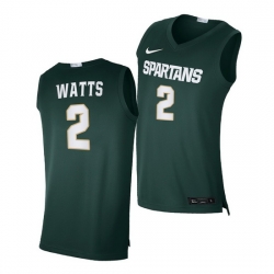 Michigan State Spartans Rocket Watts Green Alumni Limited Michigan State Spartans Jersey