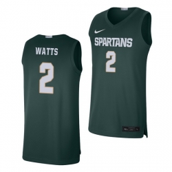 Michigan State Spartans Rocket Watts Green Limited Michigan State Spartans Jersey