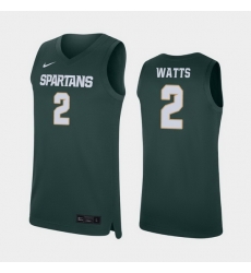 Michigan State Spartans Rocket Watts Green Replica Men'S Jersey