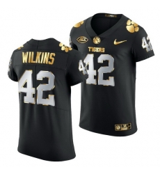 Clemson Tigers Christian Wilkins Black Golden Edition Jersey