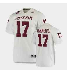 Men Texas A&M Aggies Ryan Tannehill College Football White Premier Jersey