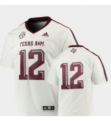 Men Texas A&M Aggies White College Football Premier Jersey