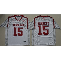 Texas A 26M Aggies 15 Myles Garrett White College Football Jersey