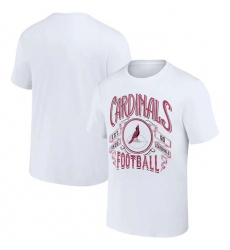 Men Arizona Cardinals White X Darius Rucker Collection Vintage Football T Shirt