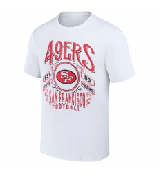 Men San Francisco 49ers White X Darius Rucker Collection Vintage Football T Shirt