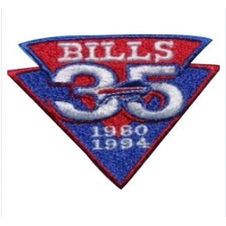 Stitched Buffalo Bills 35th Anniversary Jersey Patch