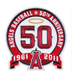 Stitched Los Angeles Angels 50th Anniversary Jersey Patch