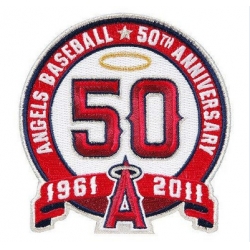 Stitched Los Angeles Angels 50th Anniversary Jersey Patch