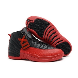 2013 New Air Jordan 12 XII Shoes Top Quality Black Red Online