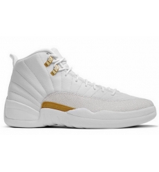 2016 Air Jordan 12 OVO PEs White Mtlc Gold White