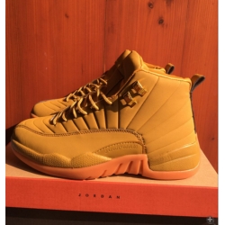 Air Jordan 12 Men Shoes Yellow