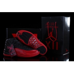 Air Jordan 12 Shoes 2013 Mens Grade AAA Black Red