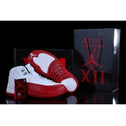 Air Jordan 12 Shoes 2013 Mens Grade AAA White Red