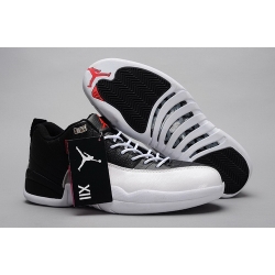 Air Jordan 12 Shoes 2014 Mens Low Black White