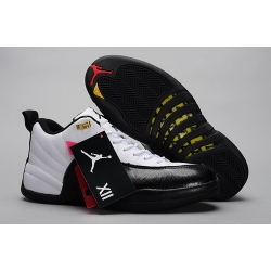 Air Jordan 12 Shoes 2014 Mens Low White Black