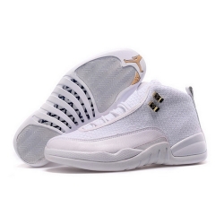 Air Jordan 12 Shoes 2015 Mens Future Weave All White