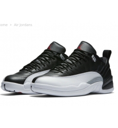 Air Jordans 12 Retro Playoffs Black White Restock Low Cut