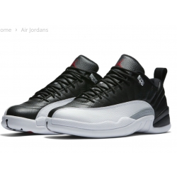 Air Jordans 12 Retro Playoffs Black White Restock Low Cut