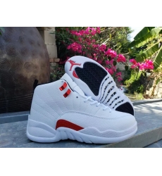 Men Jordan 12 MO Red White Shoes