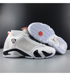 Air Jordan 14 generation Supreme x white black red original version Men Shoes