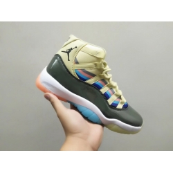 Air Jordan 11 3D Colorful Men Shoes