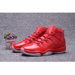 Air Jordan 11 Men Shoes Bulls Red