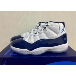 Air Jordan 11 Middle Night Blue Men Shoes