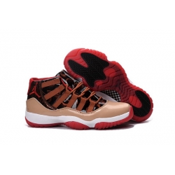 Air Jordan 11 Retro Men Shoes Tiger Yellow