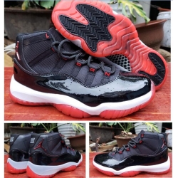 Air Jordan 11 Retro Print Men Shoes Black Red