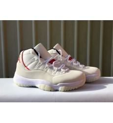 Air Jordan 11 Retro Rice White Yellow Men Shoes