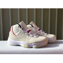 Air Jordan 11 Retro Rice White Yellow Men Shoes