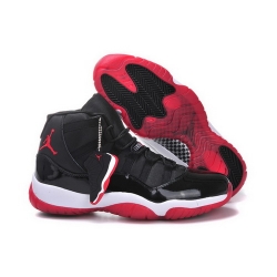 Air Jordan 11 Shoes 2013 Mens Built In Cushion Black Red White