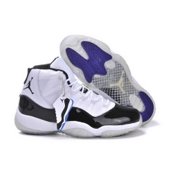 Air Jordan 11 Shoes 2013 Mens Built In Cushion White Black Purple