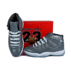 Air Jordan 11 Shoes 2013 Mens Burst Crack Grey White