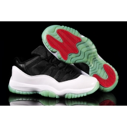 Air Jordan 11 Shoes 2013 Mens Low Grade AAA White Black Red