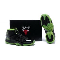 Air Jordan 11 Shoes 2013 Mens New Style Black Green