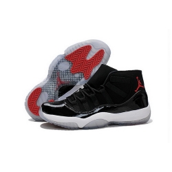 Air Jordan 11 Shoes 2015 Mens Black White Red