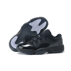 Air Jordan 11 Shoes 2015 Mens Low All Black