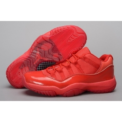 Air Jordan 11 Shoes 2015 Mens Low All Red