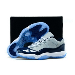 Air Jordan 11 Shoes 2015 Mens Low Georgetown Grey Black