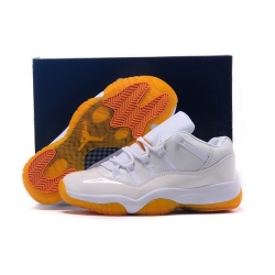 Air Jordan 11 Shoes 2015 Mens Low White Brown