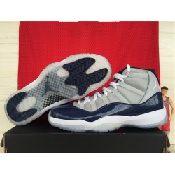 Air Jordan 11 Shoes 2015High Grey Navy