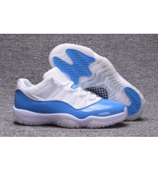 Air Jordan 11 XI Retro Low White Columbia Blue Men Shoes