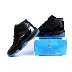 Air Jordan XI 11 Mens Shoes Black Blue