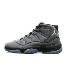 Cheap 2016 Air Jordan 11 Wool Dark Grey White For Sale