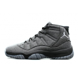 Cheap 2016 Air Jordan 11 Wool Dark Grey White For Sale