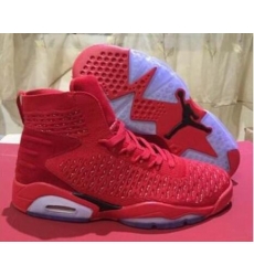 Air Jordan 6 Red High Cut Fly Men Shoes